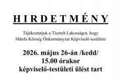 Képviselő-testültei ülés 2026.05.26. 15:00